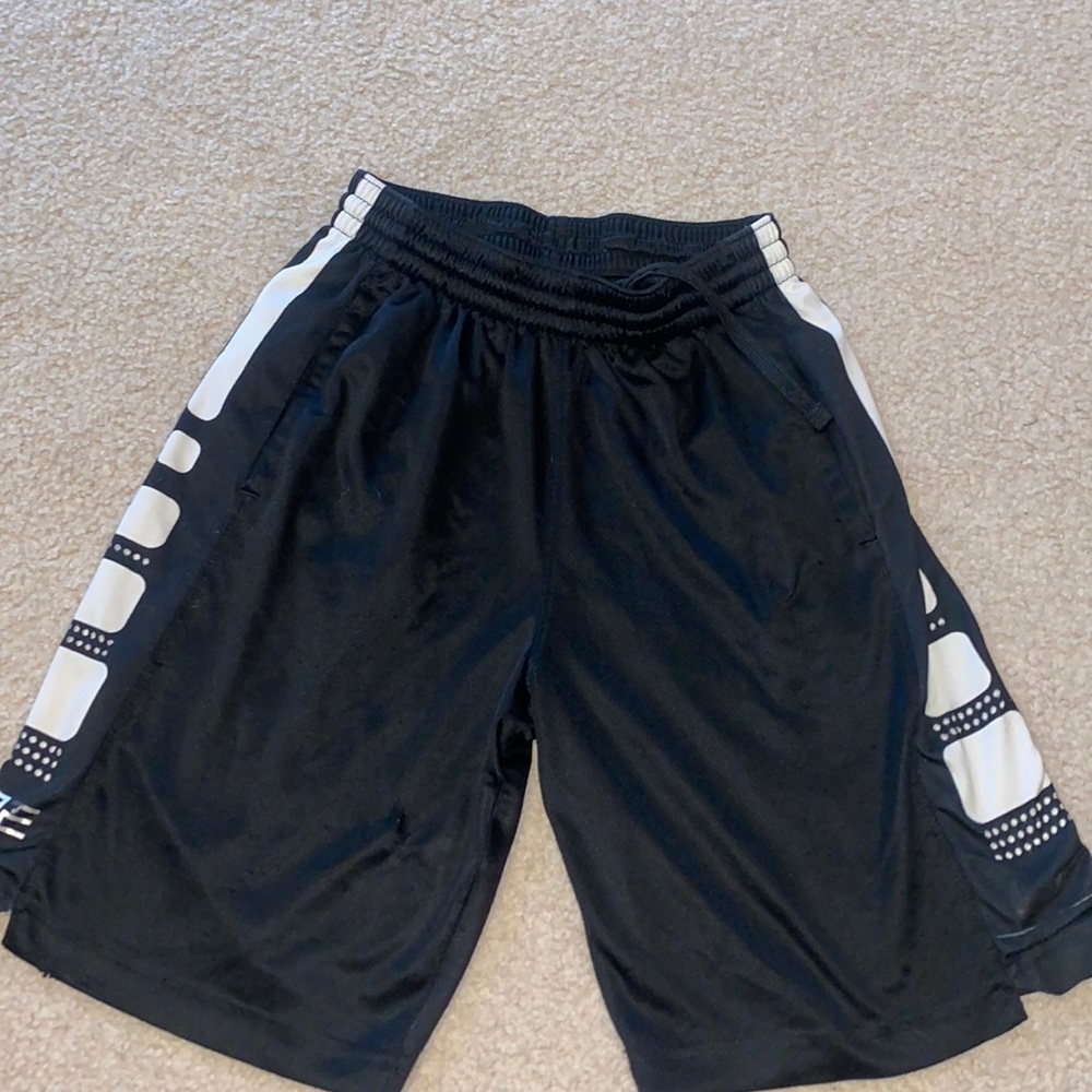 black nike elite basketball shorts